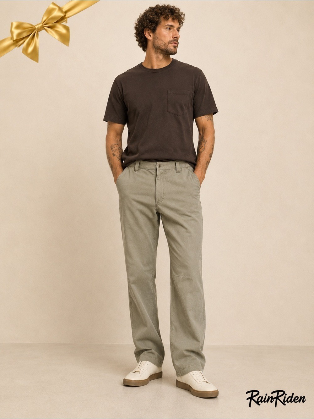 Rail Riders Nylon Chino Pants Light Olive 34